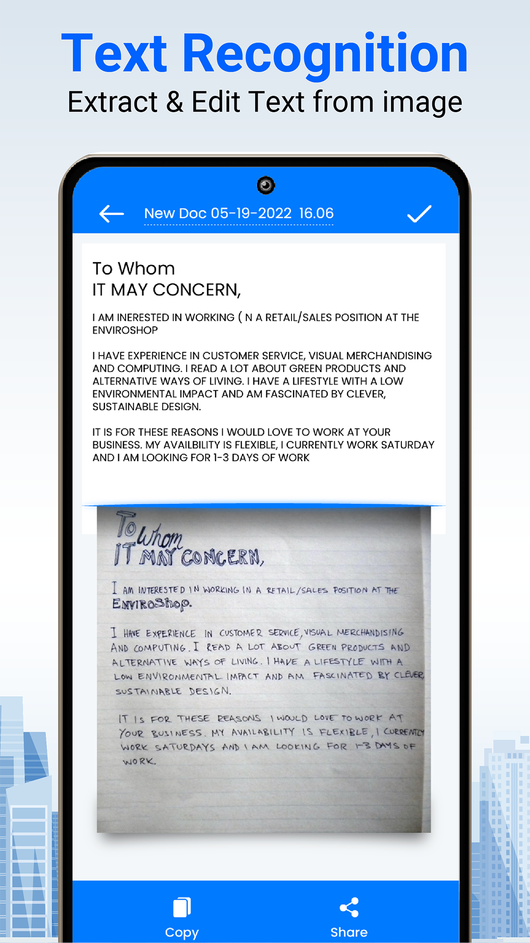 QR code scanner feature